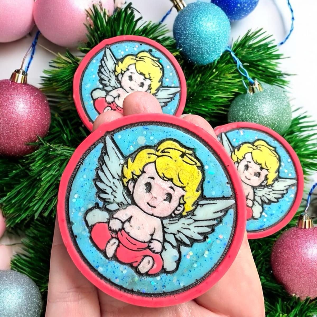 3x Cute Cherubs