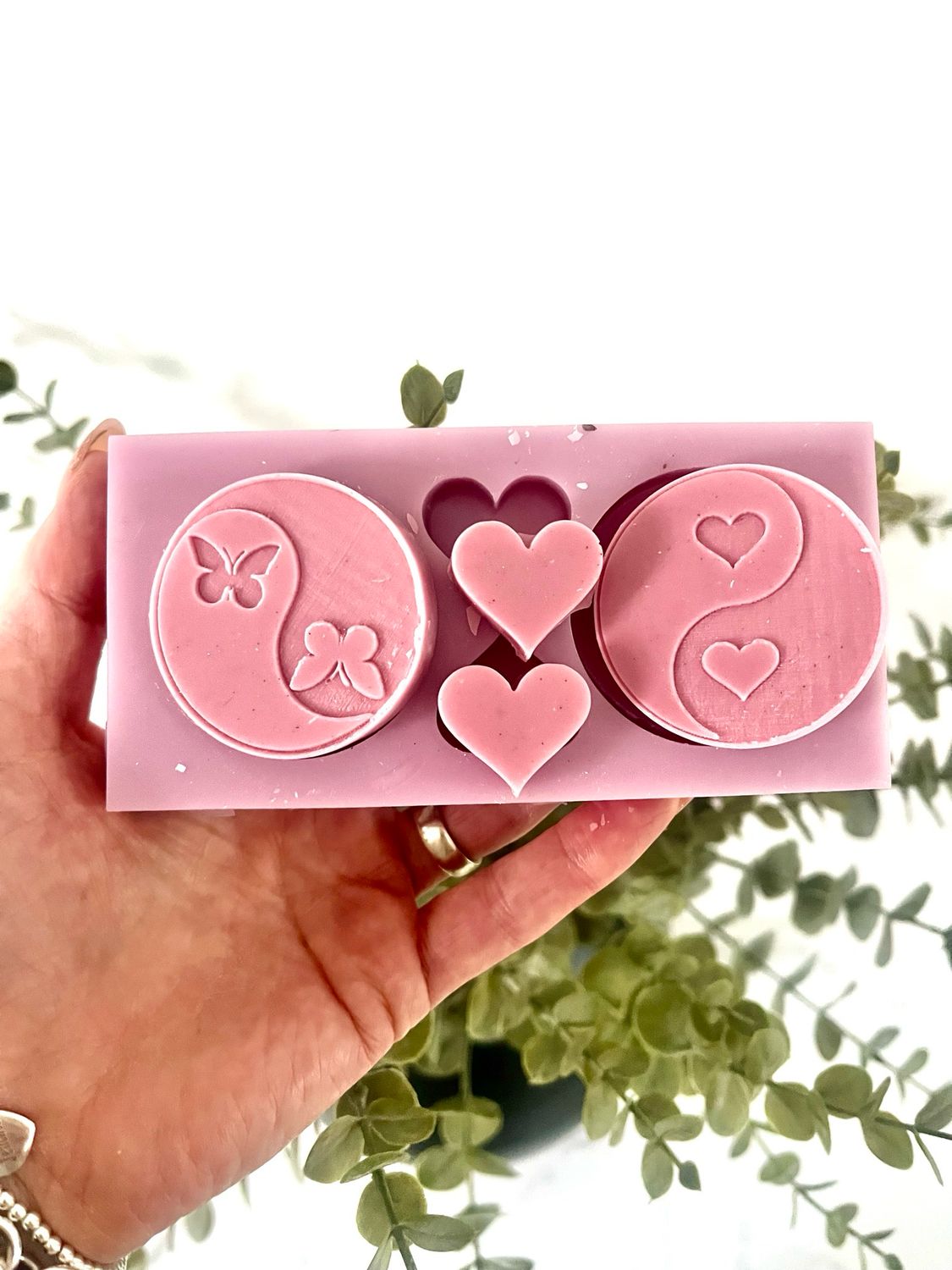 Heart Butterfly Yin Yang
