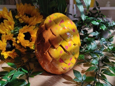 Yellow Dragon Egg Dice Box