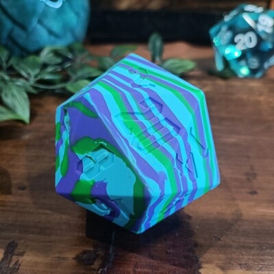Bouncy Silicone D20 - Toxic
