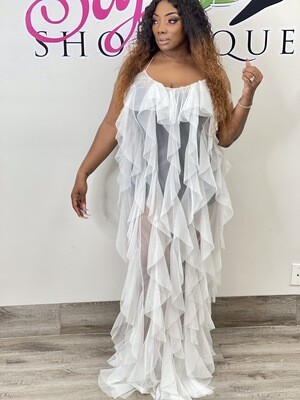 EXPENSIVE TASTE TULLE MAXI DRESS