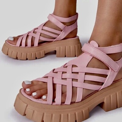 pink me pretty sandal