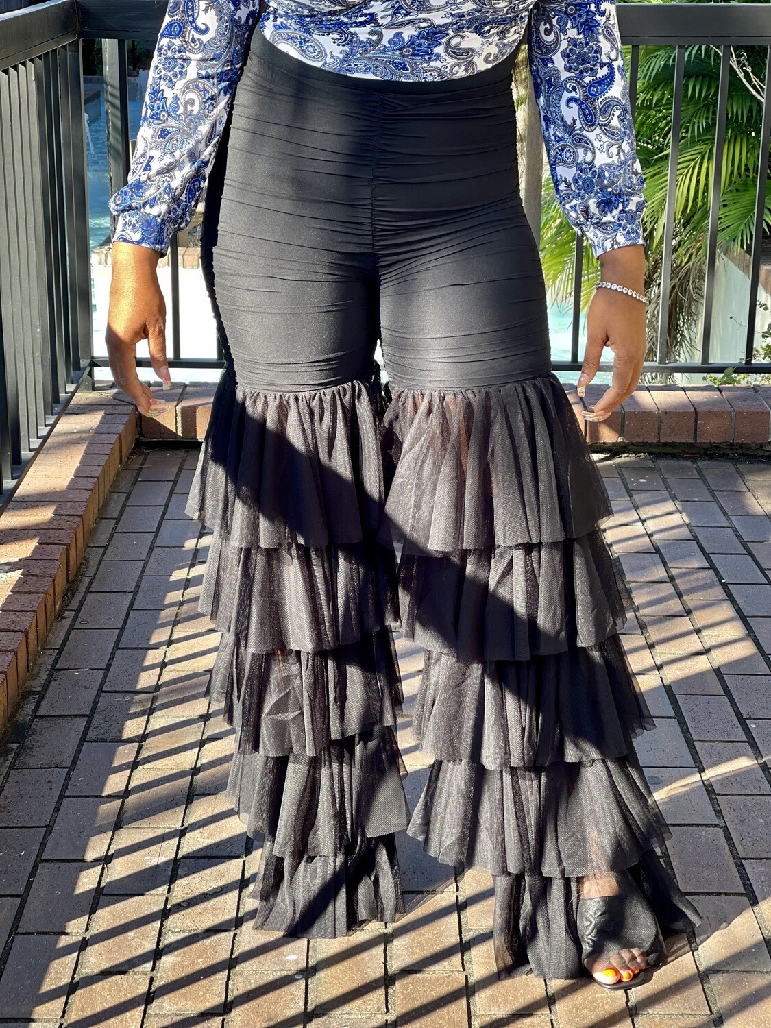 tulle sexy bell bottoms