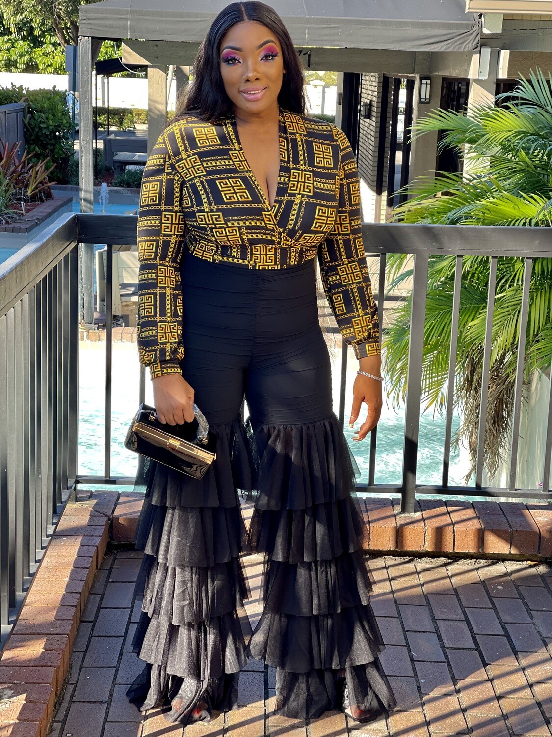 paris wrap top