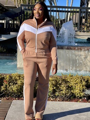 mocha Jogger set