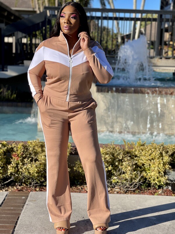 mocha Jogger set