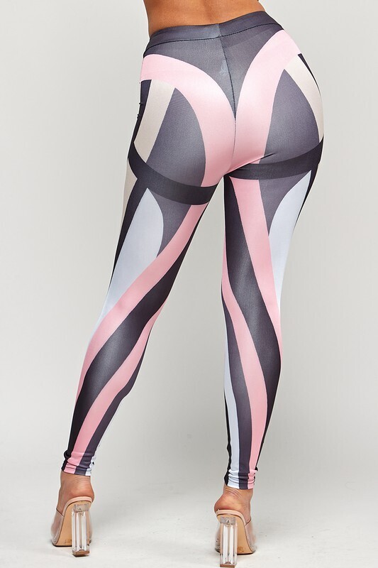 abstract leggings