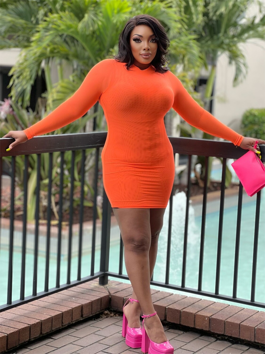 body language mini dress