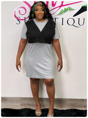 INVEST IN ME SHIRT DRESS