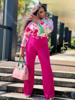 G TOWN HIGH WAIST PANTS