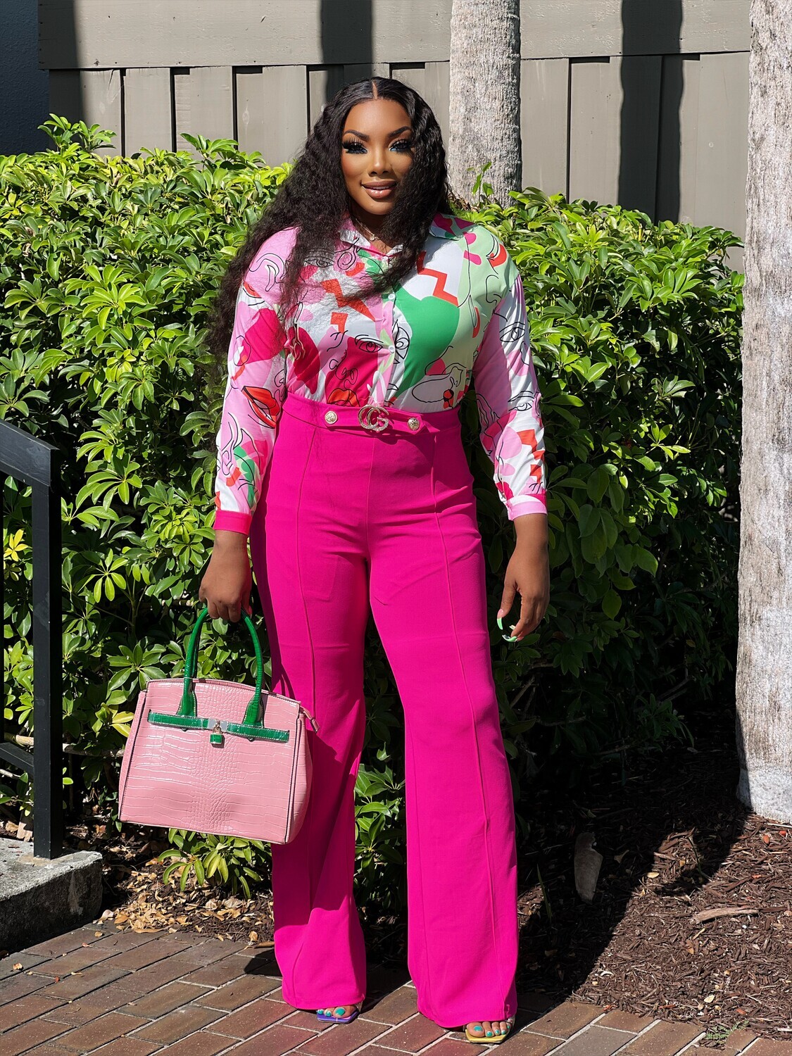 G TOWN HIGH WAIST PANTS