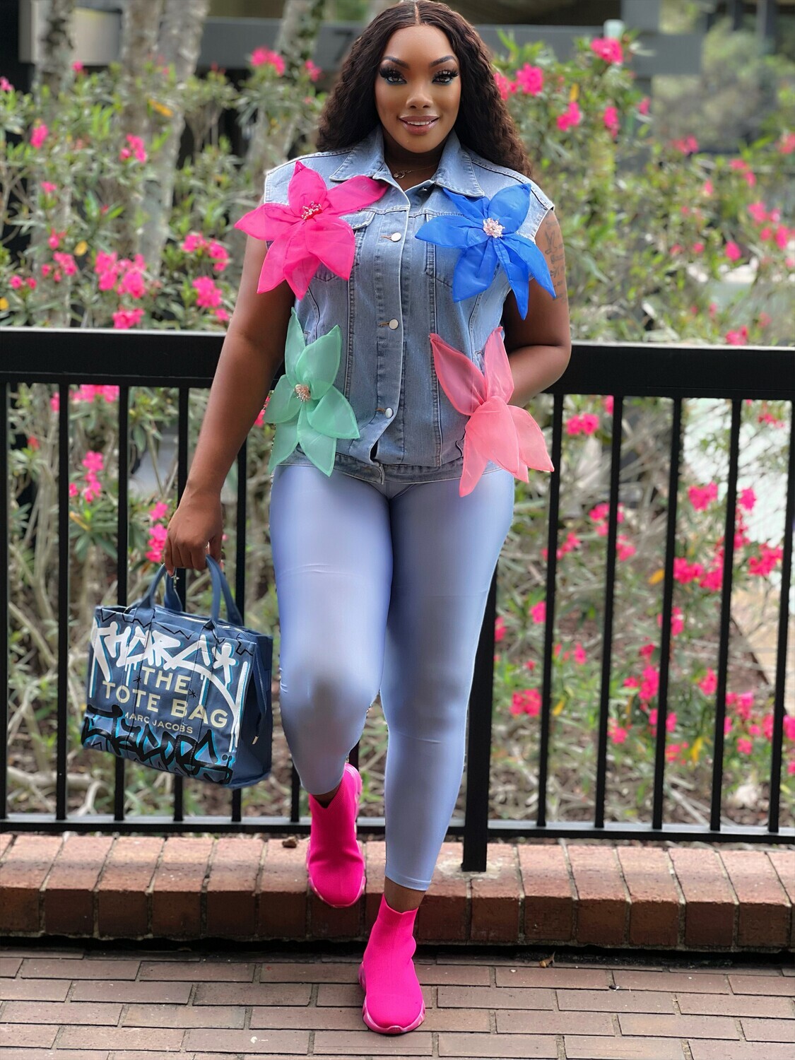 FLORESCENCE DENIM VEST