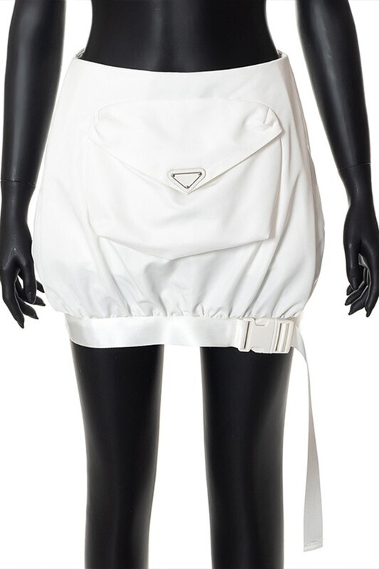 BUCKLED IN BABY MINI SKIRT
