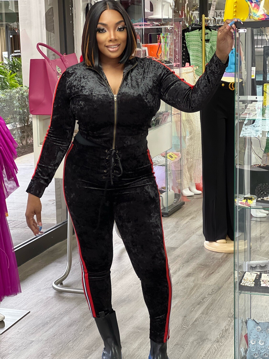 SWEET ESCAPE velour set