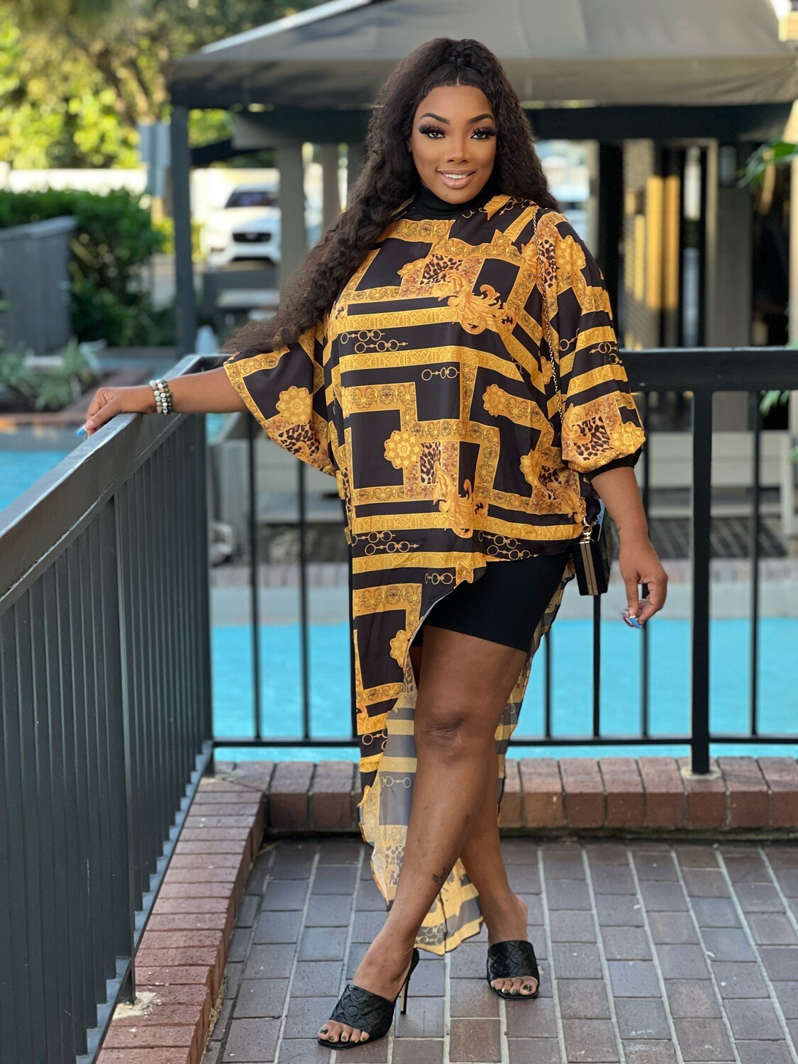 INTRODUCE ME to my demise  SIDE  MAXI DRESS