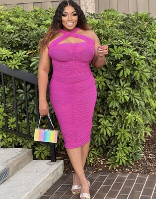 Pink Siren Sculpt Midi