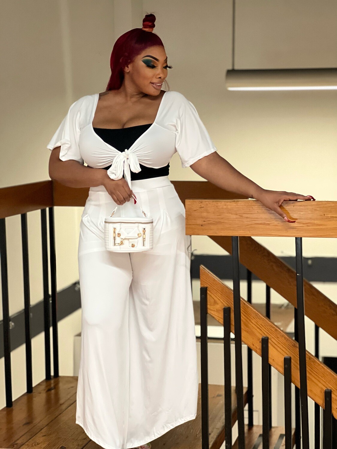 SEASON TO white 2 piece set