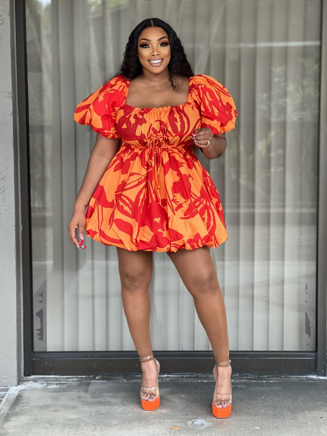 pretty and powerful  bubble dress