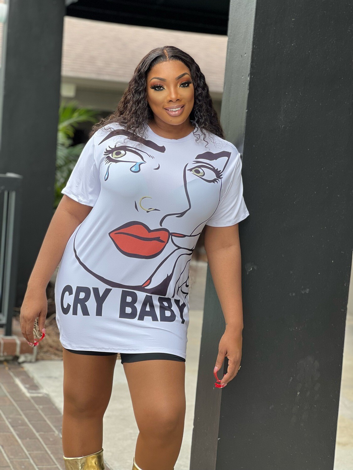 CRY ME BEAUTIFULLY TSHIRT dress