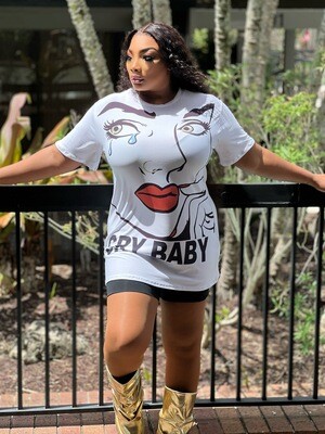 CRY ME BEAUTIFULLY TSHIRT dress
