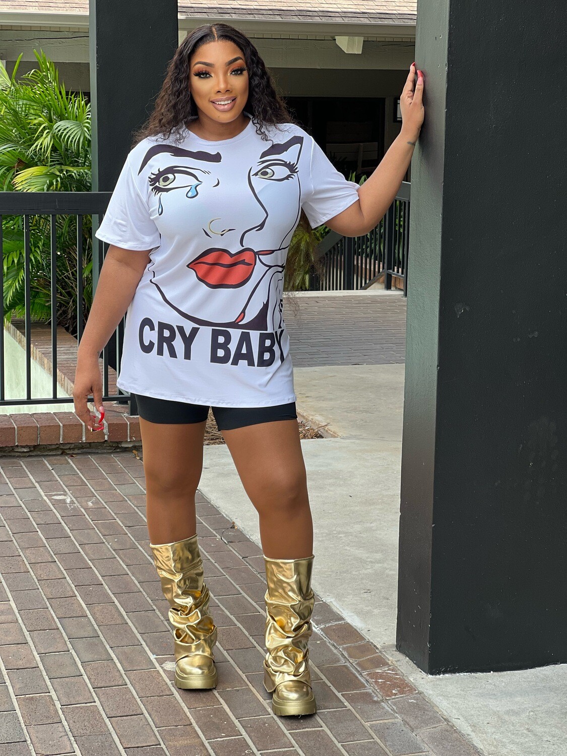 CRY ME BEAUTIFULLY TSHIRT dress