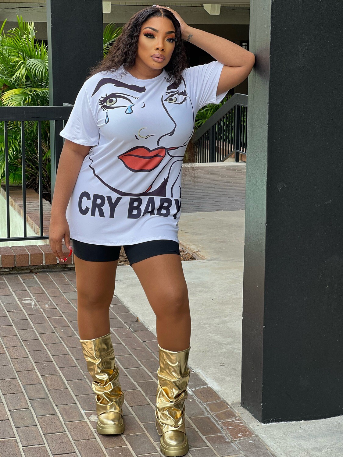 CRY ME BEAUTIFULLY TSHIRT dress