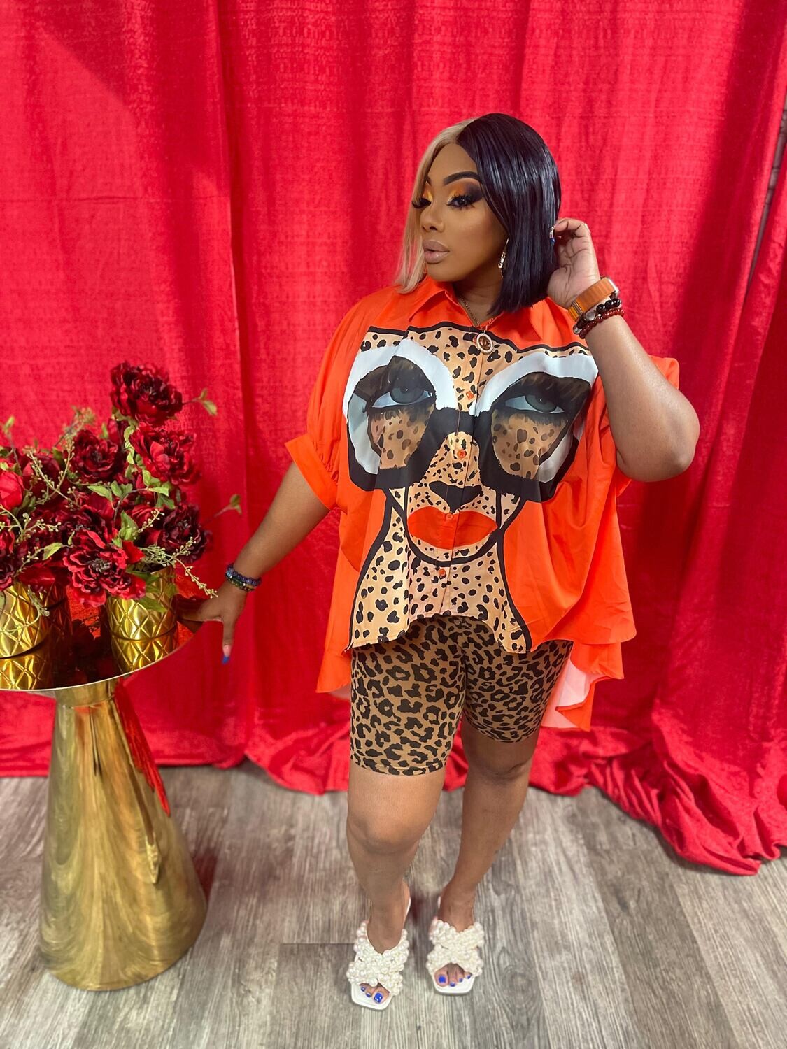 cheetah love top