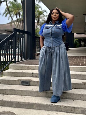 ACT BAD denim wide legs ACT BAD denim wide legs