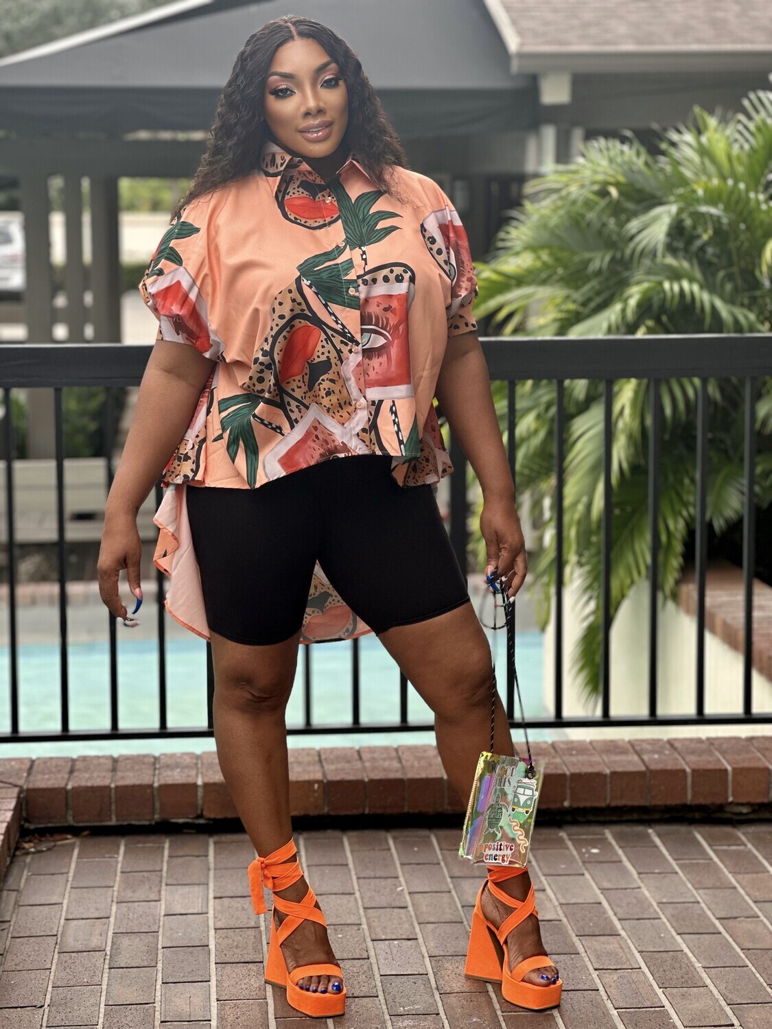pretty culture hi-low shirt