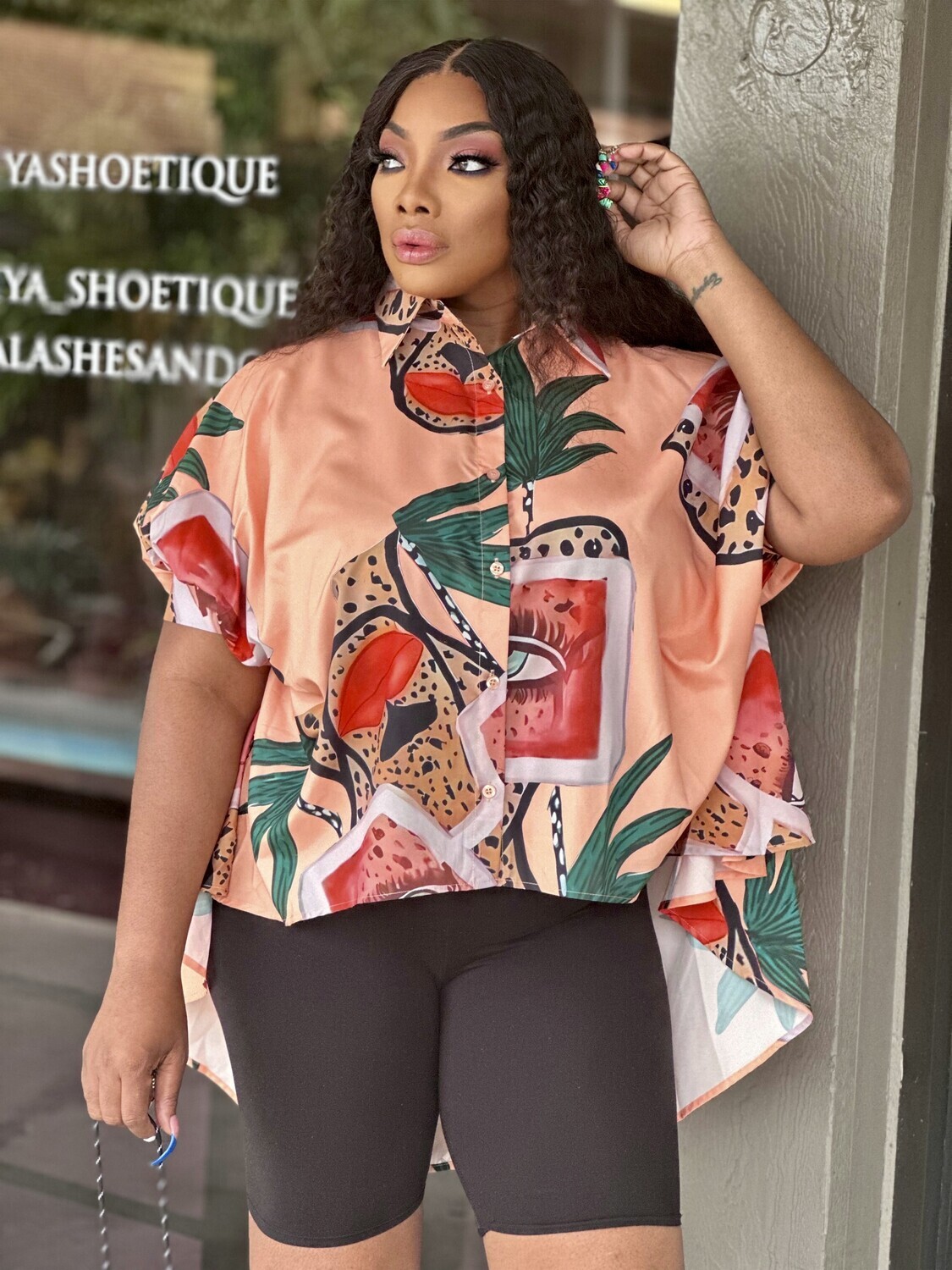 pretty culture hi-low shirt