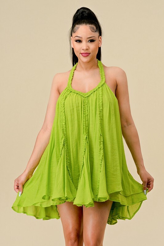fashion dive mini dress