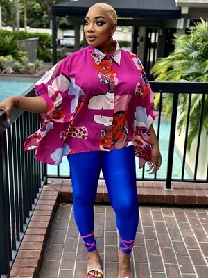 barbie don oversized top