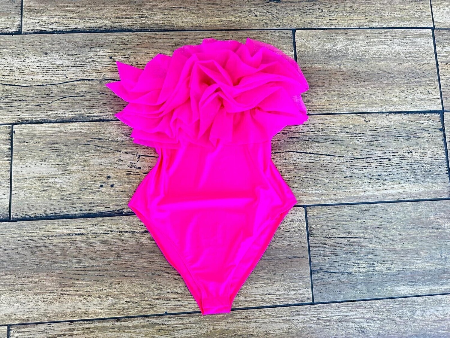 pink fairy ruffle top