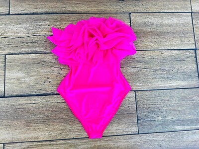 pink fairy ruffle top