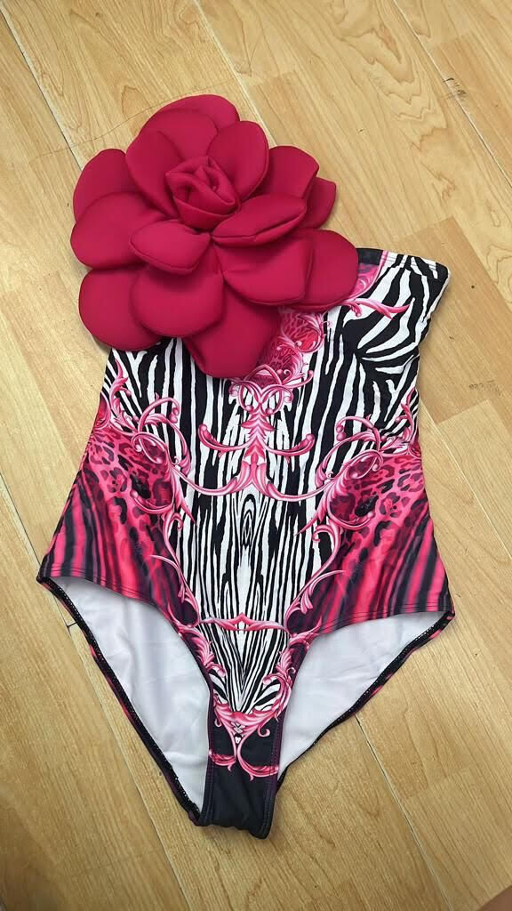 flower pop bodysuit