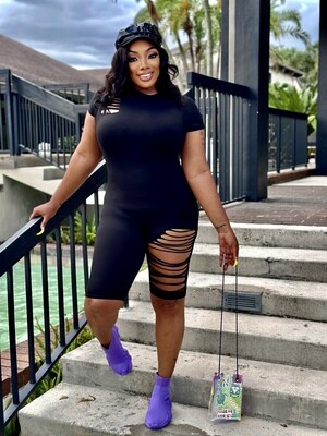 black rider romper
