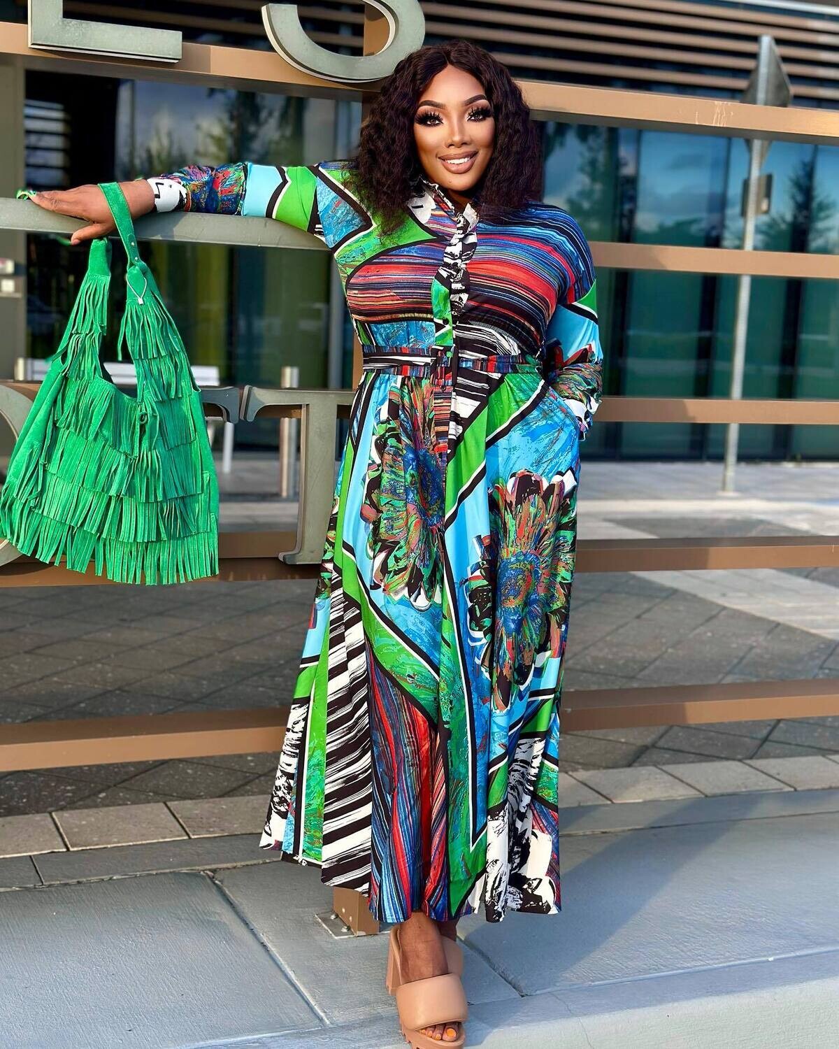 soft as the Lady I am maxi dress