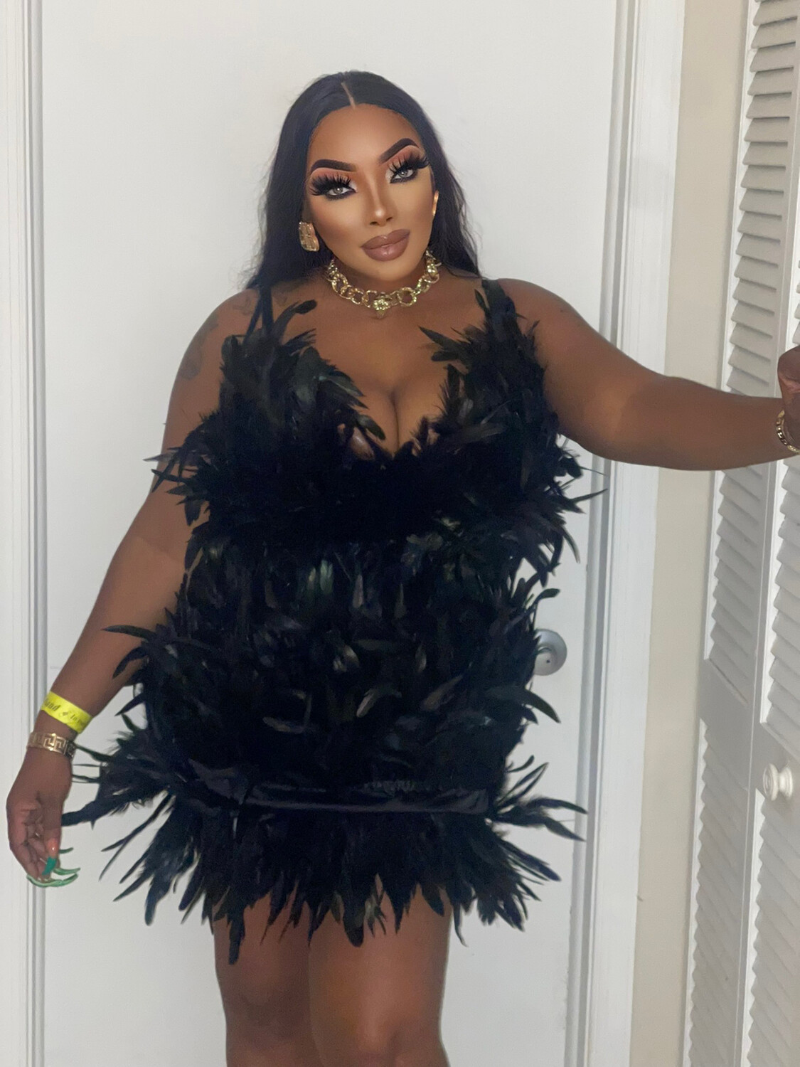 Feather Me Prettily Dress