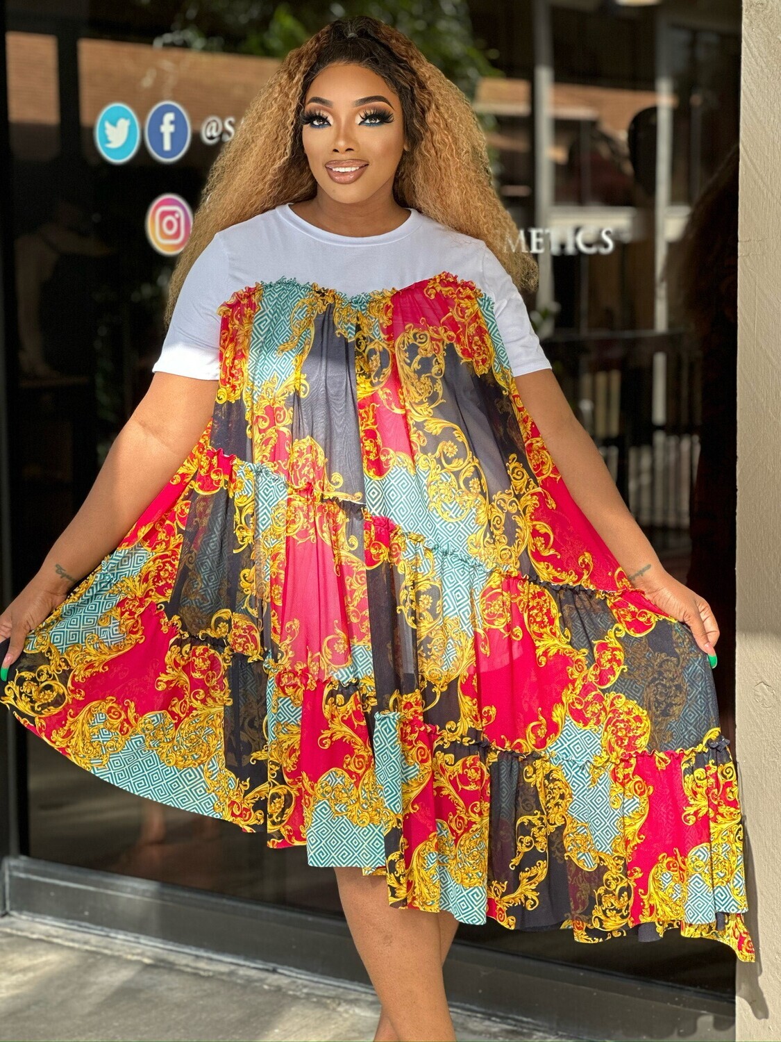REFLECT ON ME Tshirt dress