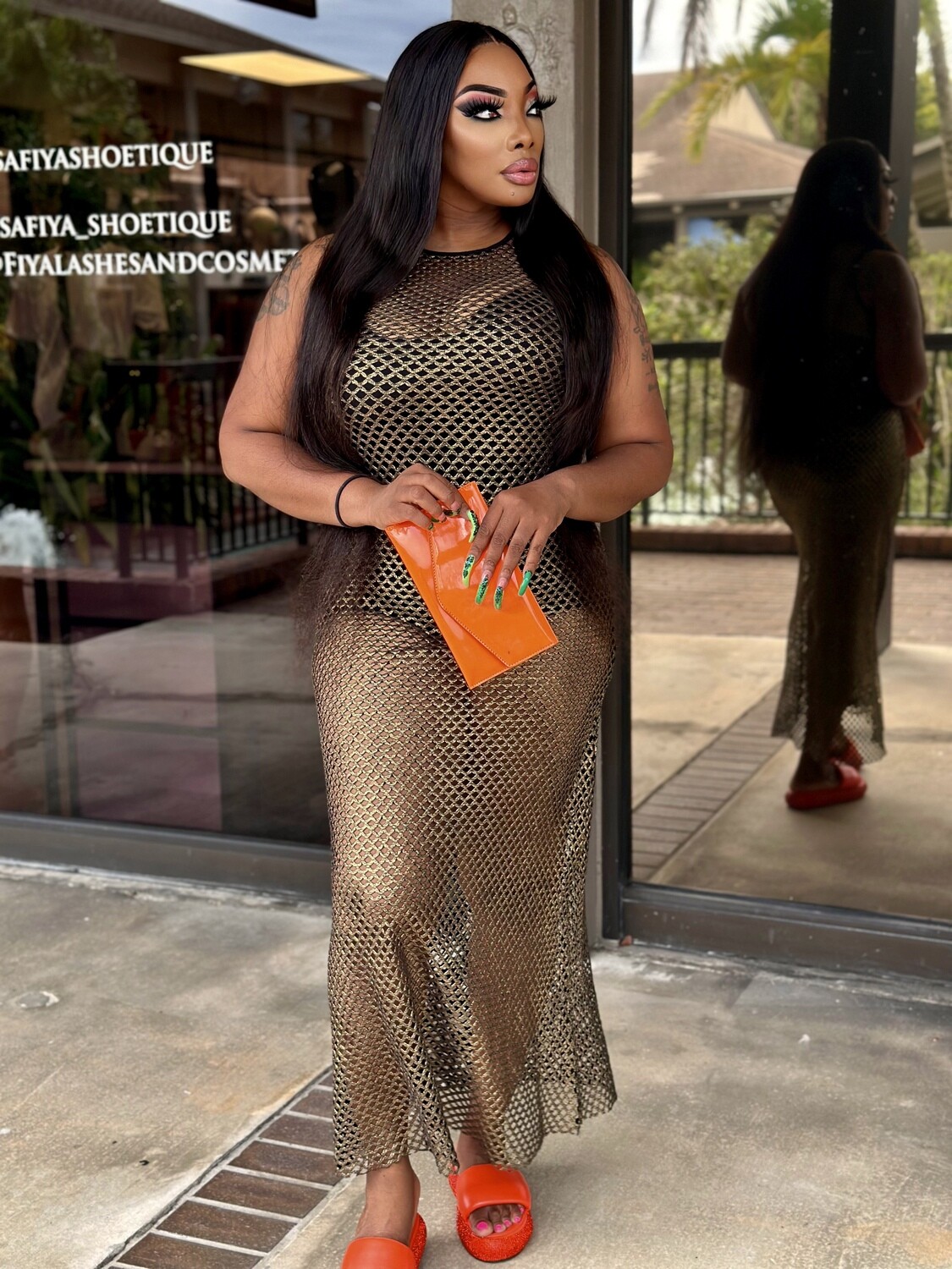 mesh with me and see Tank dress