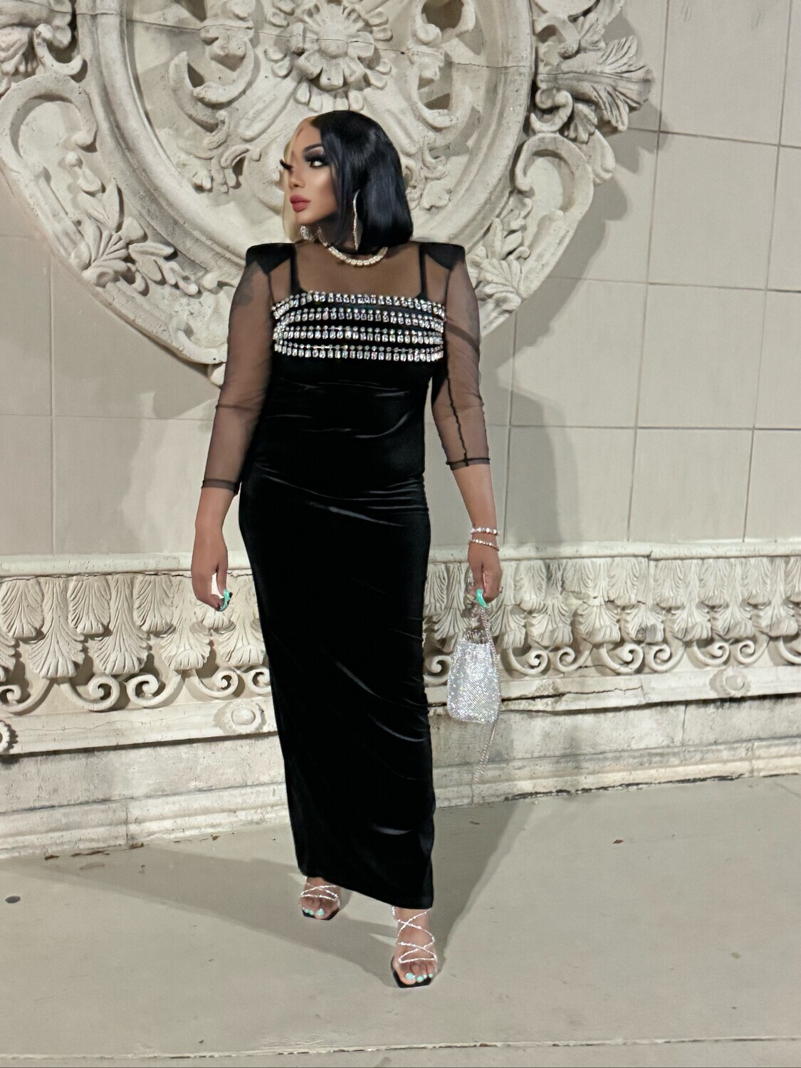 homely yours black dress