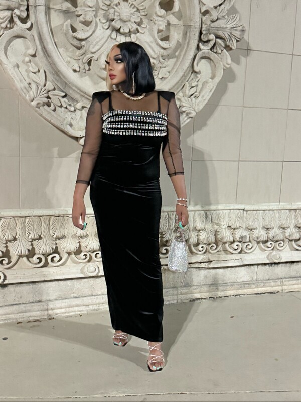 homely yours black dress