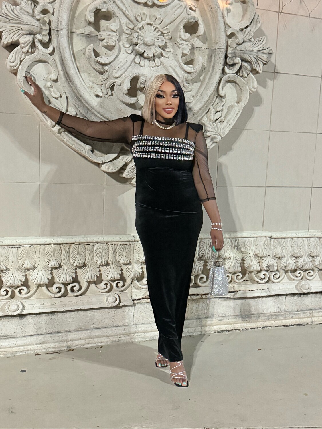 homely yours black dress