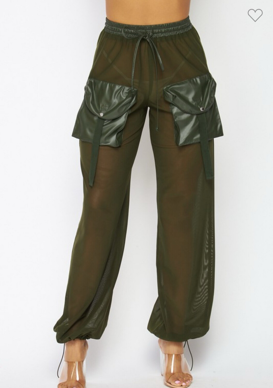 It’s All Sheer  And Cargo Leather Pants