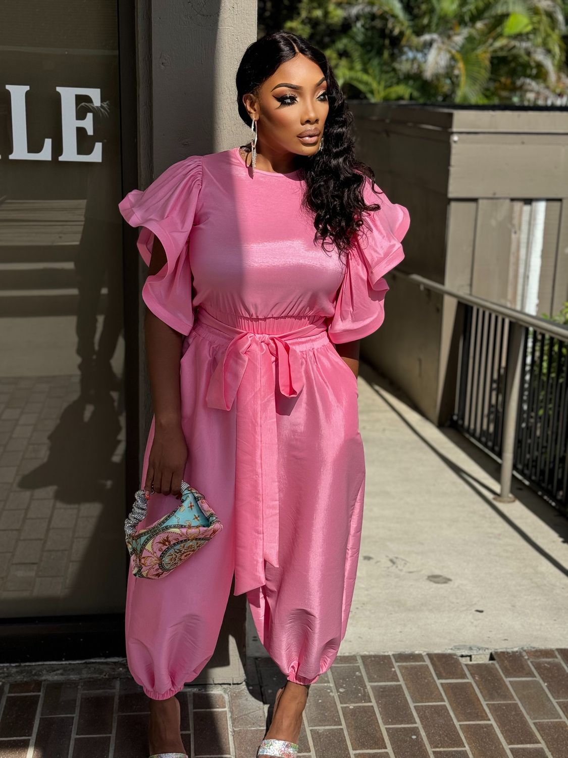 from day to night pink 2 piece set