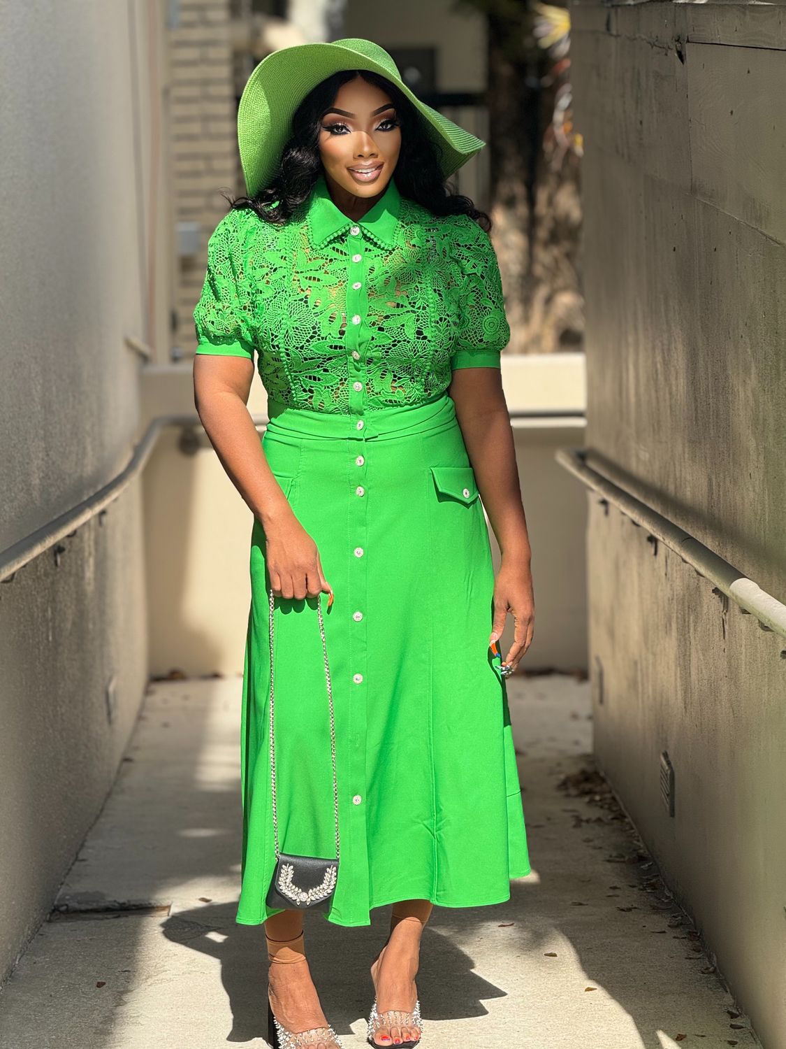 let dem be green IN ENVY 2 piece set