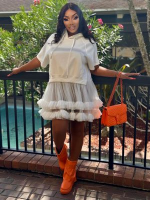 White Whisper Tulle Dress
