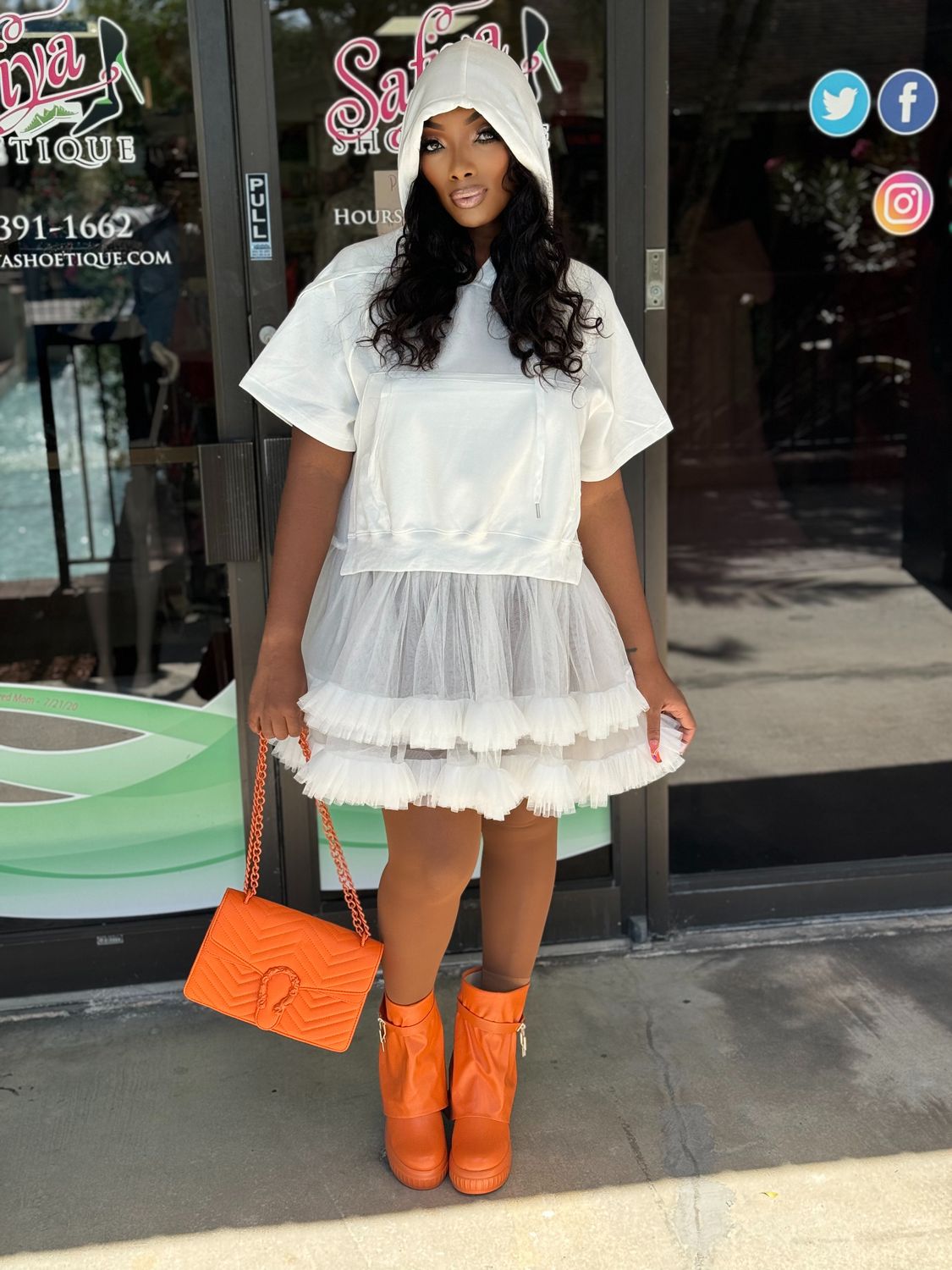 White Whisper Tulle Dress