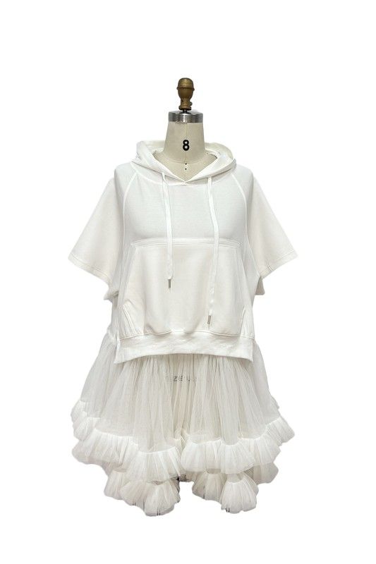 White Whisper Tulle Dress