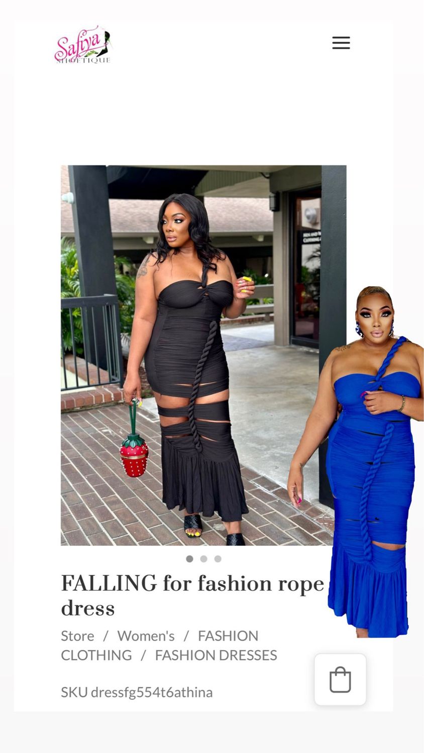 FALLING for fashion rope dress